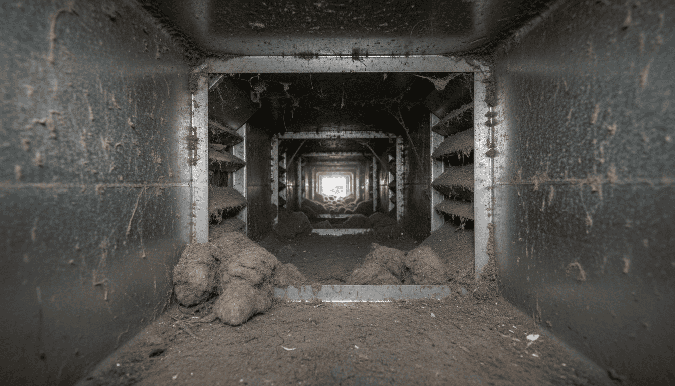 What Your Air Ducts Look Like Before Professional Cleaning