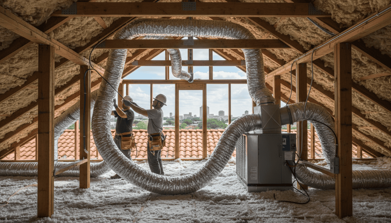 Modern Duct Replacement Options for San Antonio Homes