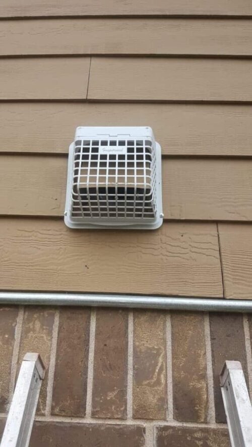 dryer vent cleaning after