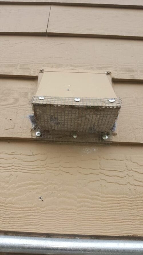 dryer vent cleaning before